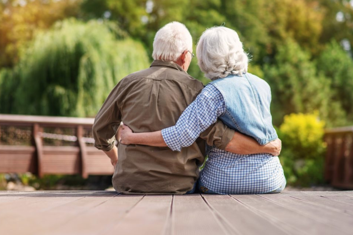 Portrait Of Senior Couple Relaxing.